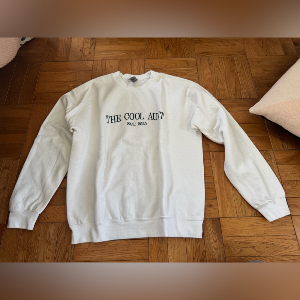 White Graphic Sweatshirt